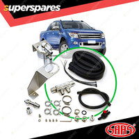 SAAS Oil Catch Tank Full Kit for Ford Ranger PX 2.2 3.2 11-15 Polished Aluminium