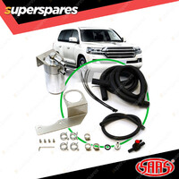 SAAS Oil Catch Tank Full Kit for Toyota Landcruiser 200 Ser. Polished Aluminium