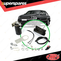 SAAS Oil Catch Tank Full Kit for Volkswagen Amarok 2.0L 2011 On Black Anodised