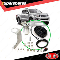 SAAS Oil Catch Tank Full Kit for Nissan Navara D23 2.3L 15-On Polished Aluminium