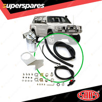 SAAS Oil Catch Tank Full Kit for Nissan Patrol GU Y61 3.0L Polished Aluminium