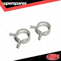 SAAS Hose Clamps Spring Size 19 suit 19mm 3/4" Hose Pack Of 2 Hose OD 26mm