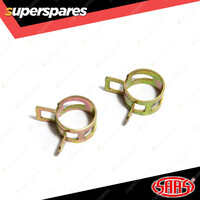 SAAS Hose Clamps Spring Size 12 suit 12mm 1/2" Hose Pack Of 2 Hose OD 17mm