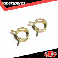 SAAS Hose Clamps Spring Size 14 suit 14mm Hose Pack Of 2 Clamp ID / Hose OD 20mm