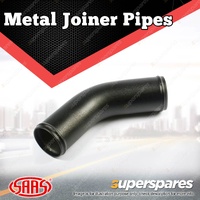 SAAS Metal Joiner Pipe 45 Degree Elbow Aluminium Black Powder Coat 57mm ID