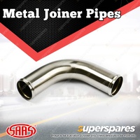 SAAS Metal Joiner Pipe 90 Degree Elbow Stainless Steel Brushed finish 57mm ID