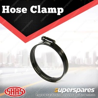 SAAS Higher Pressure Hose Clamp - Dual Bead Black Stainless Steel 57mm