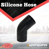 SAAS 45 Deg Elbow Silicone Hose - 89 x 89mm Black Colour Multi Ply Construction