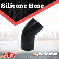 SAAS Silicone Hose 45 Deg Reducer 95 x 102mm Black Colour Multi Ply Construction