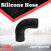 SAAS 90 Deg Elbow Silicone Hose - 63 x 63mm Black Colour Multi Ply Construction