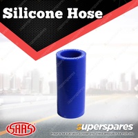 SAAS Straight Silicone Hose - 25 x 25 x 76mm Blue Colour Multi Ply Construction