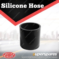 SAAS Straight Silicone Hose - 70 x 70 x 76mm Black Colour Multi Ply Construction