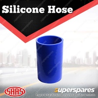 SAAS Straight Silicone Hose - 76 x 76 x 127mm Blue Colour Multi Ply Construction