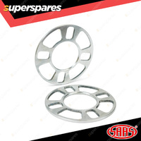 2 Pack SAAS Wheel Spacers Universal 4 Studs ID 71mm OD 151mm Depth 3mm