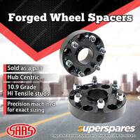 2 x SAAS Forged Wheel Spacers 38mm for Nissan Navara D40 Pathfinder Hub Centric