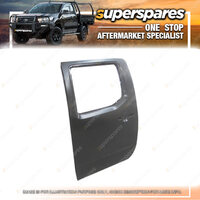 Superspares Left Rear Door Shell for Nissan Navara Dual Cab D40 12/2005-2015