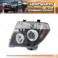 Superspares Headlight Set for Nissan Navara D40 12/2005-01/2010 Brand New