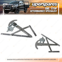 Superspares LH Front E/ Window Regulator Without Motor for Nissan Patrol GU