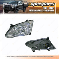 Superspares Left Hand Side Headlight for Toyota Corolla ZZE122 2004-2007