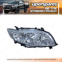 Superspares RH Halogen Headlight for Toyota Corolla Sedan ZRE152 05/2007-09/2009