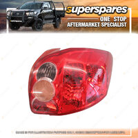 Superspares Right Tail Light for Toyota Corolla Hatchback ZRE152 05/2007-09/2009