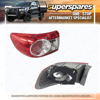 Superspares Left Tail Light Outer for Toyota Corolla Sedan ZRE152 SERIES 2