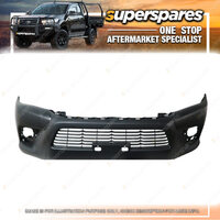 Front Bar Cover W/ Fog Light Hole & Bar Insert for Toyota Hilux 2WD TGN KUN GGN