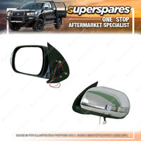 Superspares LH E/ Door Mirror for Toyota Hilux TGN KUN GGN With Led Blinker