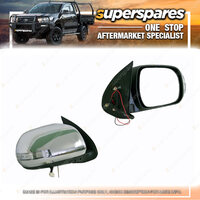 Superspares RH E/ Door Mirror for Toyota Hilux TGN KUN GGN With Led Blinker