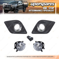 Fog Light Kit for Toyota Hilux TGN KUN GGN With Wires And Switch 15-ON