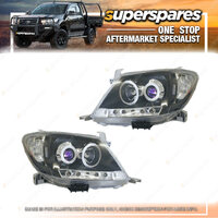 Projector Headlight Set for Toyota Hilux TGN16 26 KUN16 26 GGN15 25 05-11