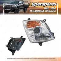 Superspares Right Headlight for Holden Rodeo Lt RA 01/2007-09/2008 Brand New