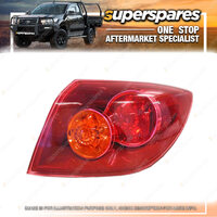 Superspares Right Outer Tail Light for Mazda 3 Hatchback BK 01/2004-12/2008