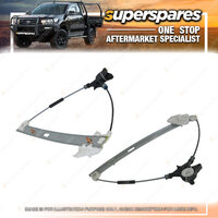 Superspares Left Front Electric Window Regulator Without Motor for Mazda 3 BK