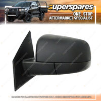 Superspares Right Black Electric Door Mirror for Mazda Bt 50 UP UR 10/2011-2016