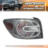 Superspares Left Tail Light for Mazda Cx 7 ER Black With Chrome 10/2009-01/2012