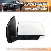 Superspares Left Hand Side Door Mirror Chrome for Isuzu D-Max With Lamp