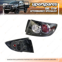 Right Outer Tail Light for Mazda 3 BK Sedan 01/04-12/08 Black/Clear/Red