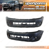 Front Bumper Bar Cover W/Flare Holes for Toyota Hilux TGN16 26 KUN16 26 GGN15 25