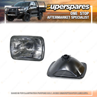 Superspares Universal 7 x 5 Square Headlight for Nissan Navara D21