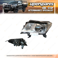 Superspares Headlight Left Hand Side for Nissan Navara D23 NP300 5/2015-On wards