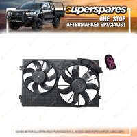 1 pc Superspares Radiator Fan for Volkswagen Golf MK6 5K 2008-2013