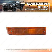 Superspares Left Bumper Bar Blinker for Toyota Corolla AE82 09/1986-05/1989