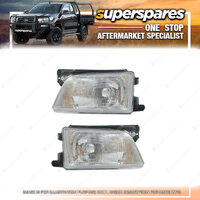 Pair of Headlight Right & Left Side for Daewoo 1.5I 08/1994 - 10/1995