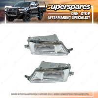 Pair of Right & Left Side Headlight for Daewoo Cielo 10/1995 - 08/1997