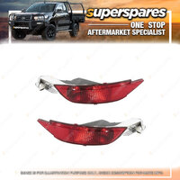 Right & Left Rear Bar Reflector for Ford Fiesta Hatchback WS WT 09/2008-07/2013