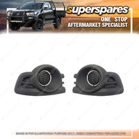 Right & Left Fog Light Cover for Ford Ranger PK 05/2009 - 08/2011