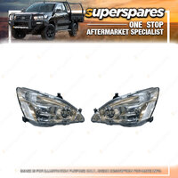 Head Light Right & Left Side for Honda Accord Cm 06/2003 - 01/2008