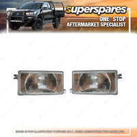 Pair of Head Light Right & Left Side for Holden Astra Lb/Lc 1984 - 1987