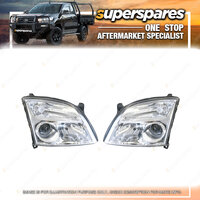 Pair of Head Light Right & Left Side for Holden Vectra Zc 2003 - On